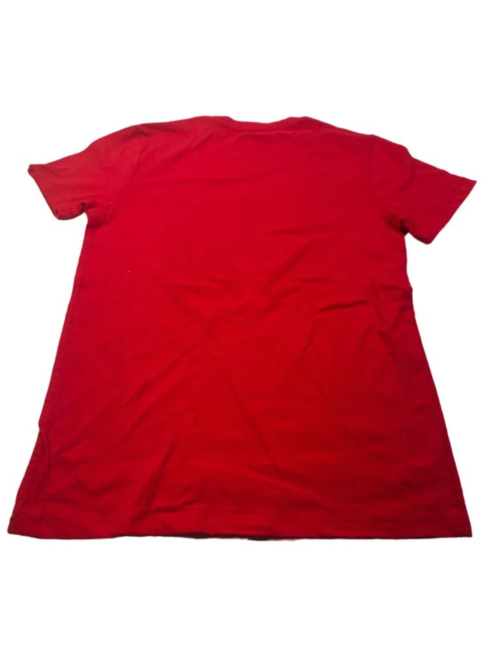 MTV Women's Size Medium Tee Shirt Holiday Graphic Short Sleeve Red New With Tags